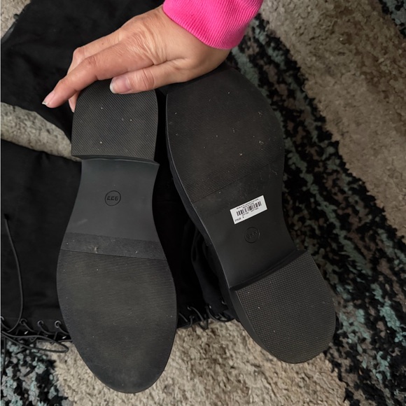 Torrid Black Lace-Up Over-the-Knee Boots - Picture 3 of 3